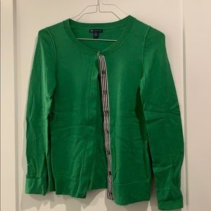 Green Gap Cardigan
